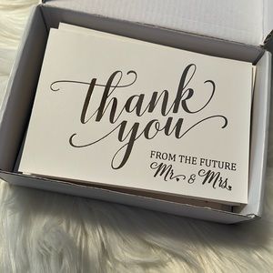 22 Thank You Cards with Envelopes